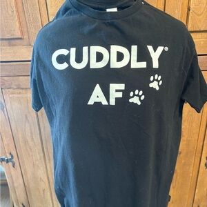 Black Cuddly AF T-Shirt